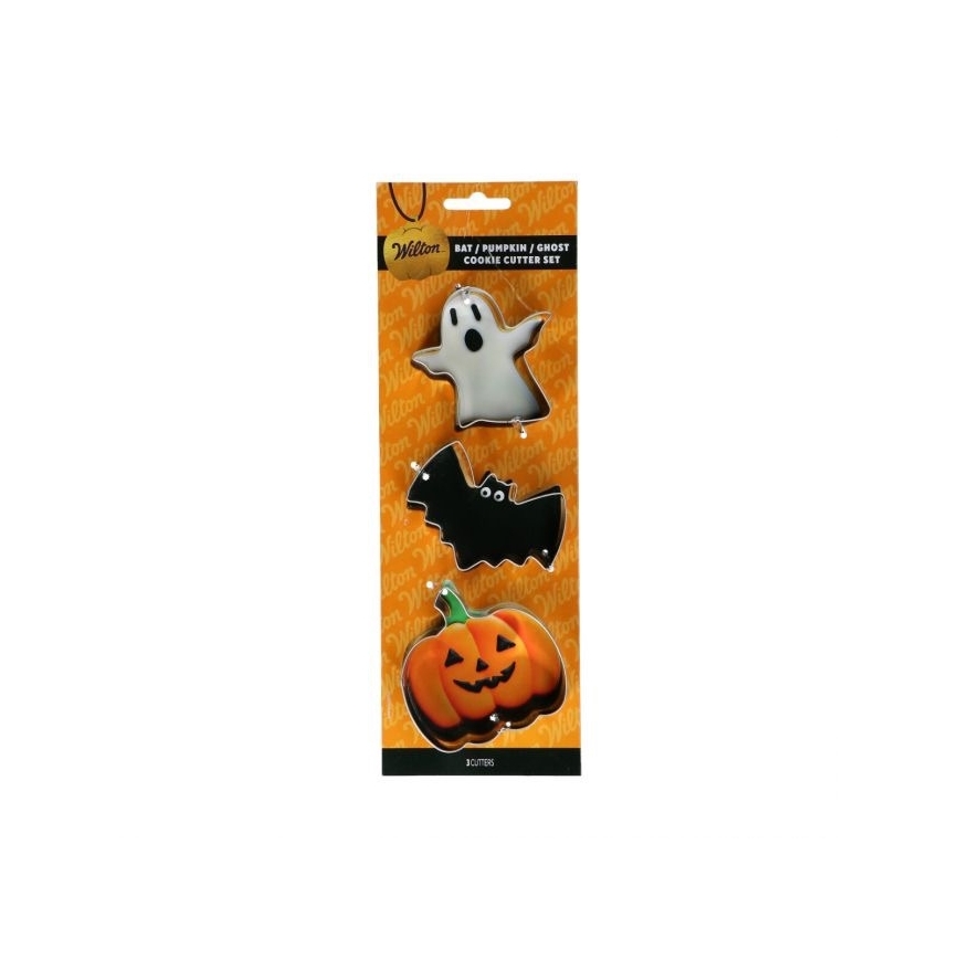 Wilton Ausstecherset Halloween Fledermaus/Kürbis/Geist