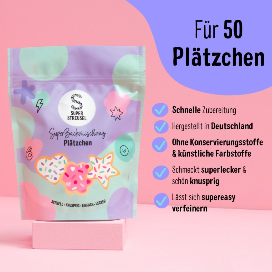 Super Streusel SuperBackmischung Plätzchen