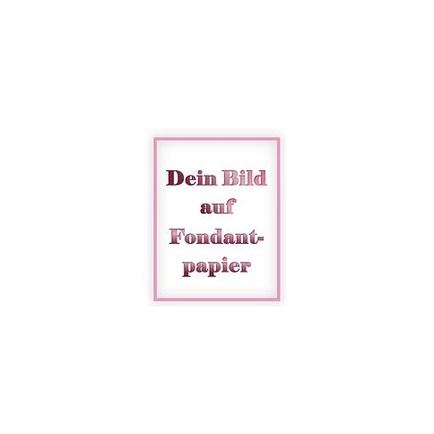 Fotodruck Fondantpapier