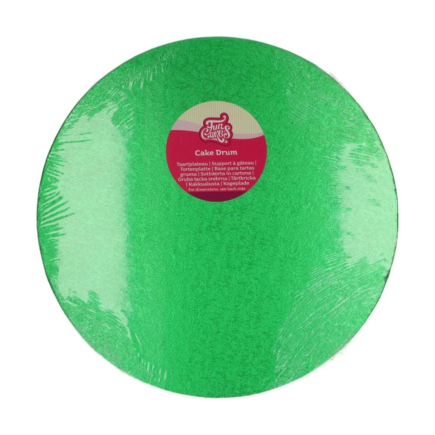 Tortenplatte rund grün 35 cm