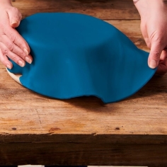 Fondantdecke denim blue