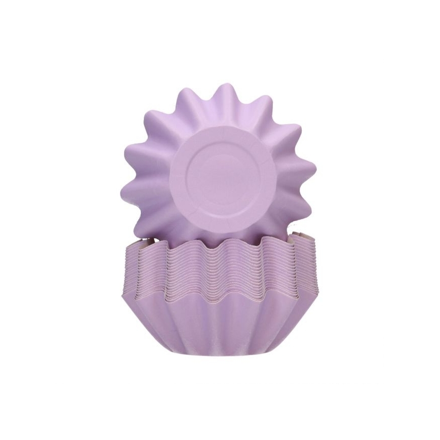 Bloom freistehende Backförmchen pastell lila