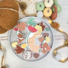 Cookie Stamp Set "Bunny mit Blume"