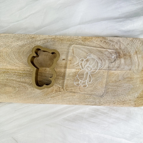 Cookie Stamp Set "Cute Teddy Bear"