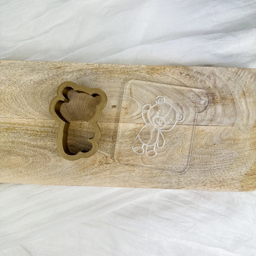 Cookie Stamp Set "Cute Teddy Bear"