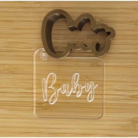 Cookie Stamp Set – Schriftzug "Baby"