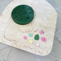 Silikonform Blumen Set