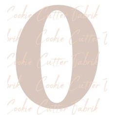 Zahlenausstecher "0"
