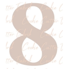 Zahlenausstecher "8"