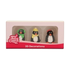Zuckerdeko - Pinguine 3D