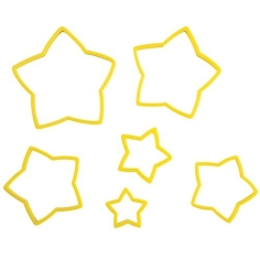 Ausstecher - Sterne Set 6teilig