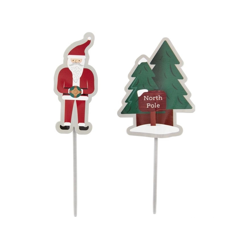 Cupcake Topper - Weihnachtsmann