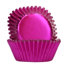 Cupcakeförmchen metallic pink