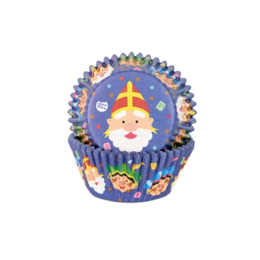 Cupcakeförmchen - Nikolaus / Sinterklaas