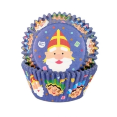 Cupcakeförmchen - Nikolaus / Sinterklaas