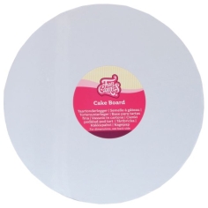 Tortenscheibe rund weiss 20 cm