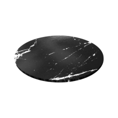 Masonite Cake Board - Marmor schwarz 30 cm