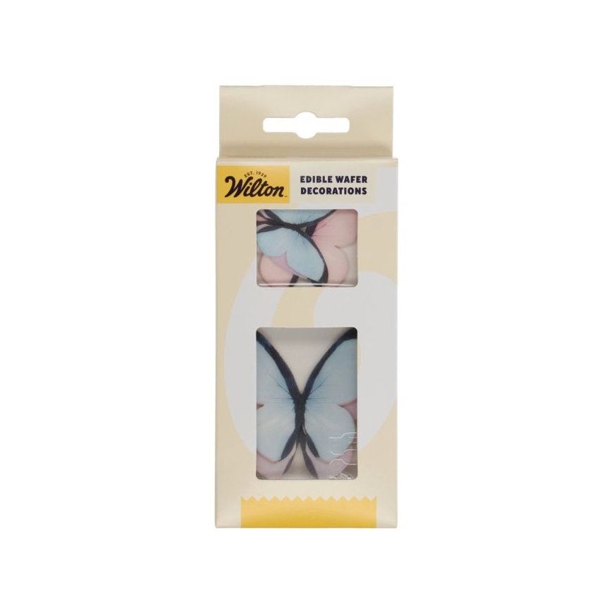 Schmetterlinge aus Esspapier - pastell