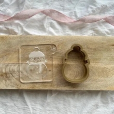 Cookie Stamp Set "Schneemann"