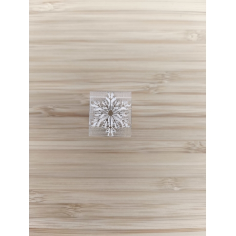 Prägestempel Schneeflocke klein, 1cm