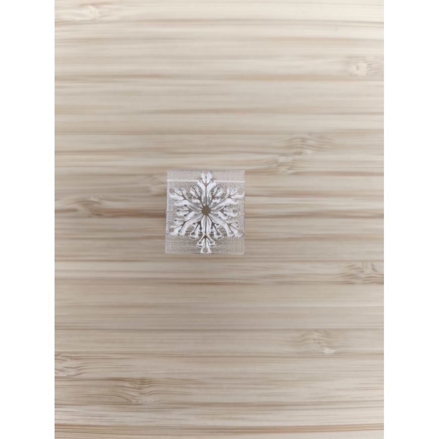 Prägestempel Schneeflocke gross, 2cm