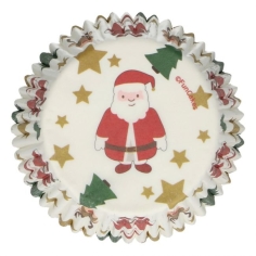 Cupcakeförmchen Santa