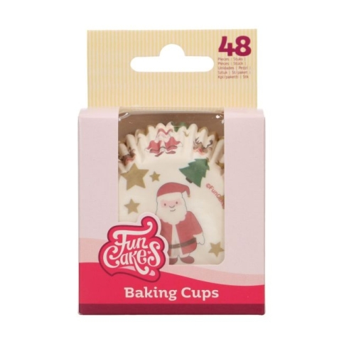 Cupcakeförmchen Santa
