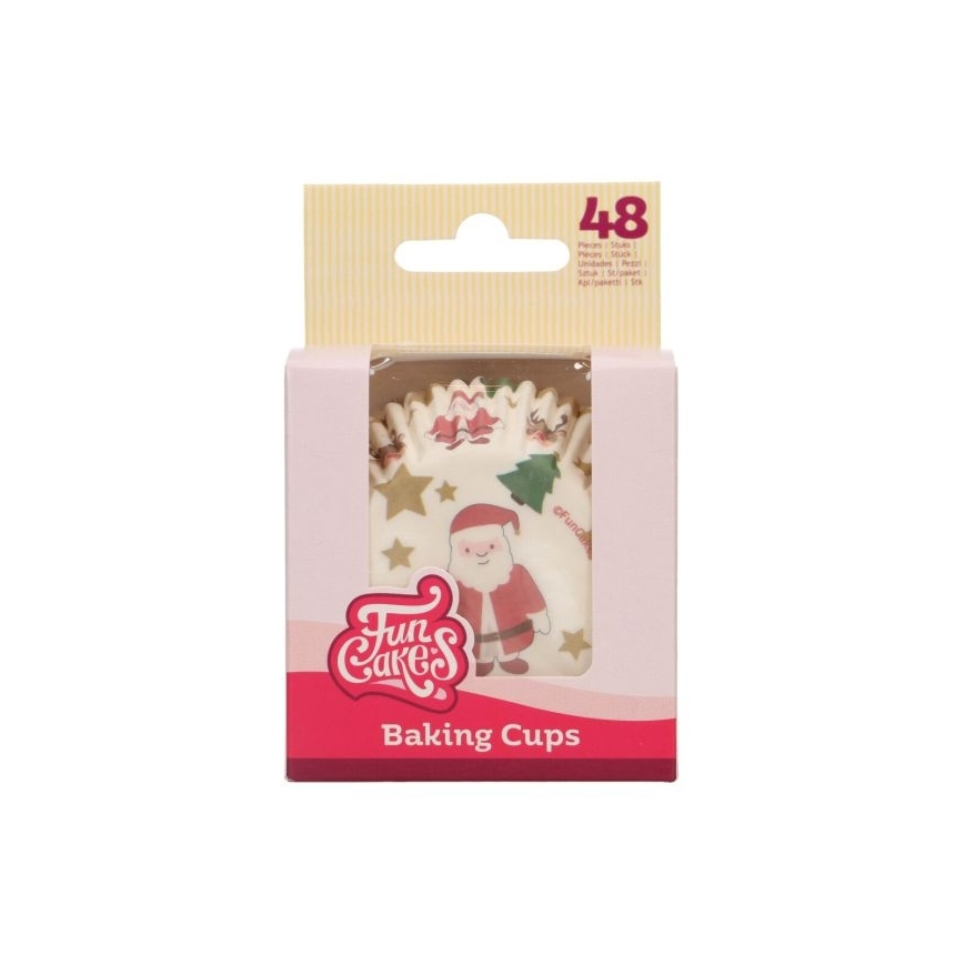 Cupcakeförmchen Santa