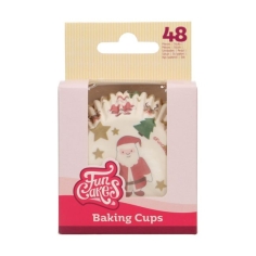 Cupcakeförmchen Santa