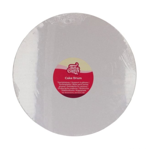 Tortenplatte rund weiss 30 cm