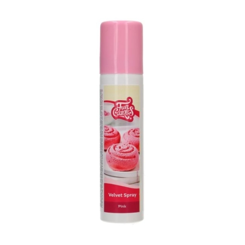 FunCakes Velvet Spray 100ml - Pink