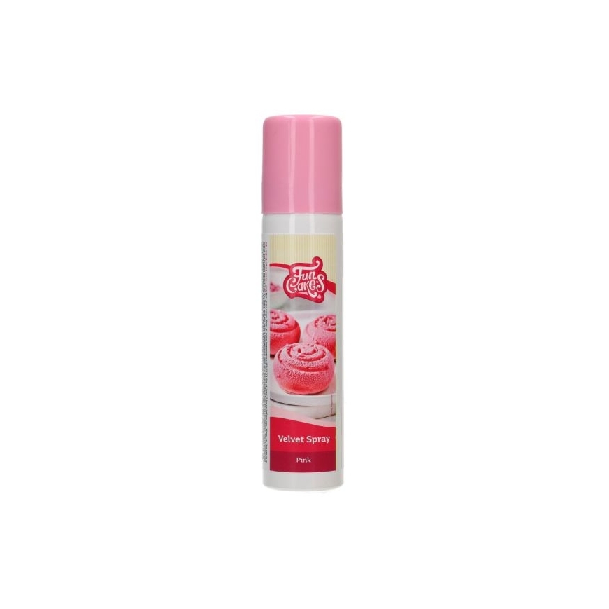 FunCakes Velvet Spray 100ml - Pink