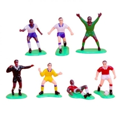Fussball Set mit Spielern, Toren und Kerzen