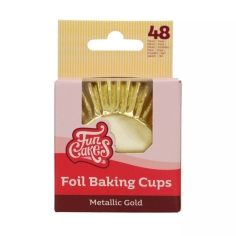 Cupcakeförmchen metallic gold