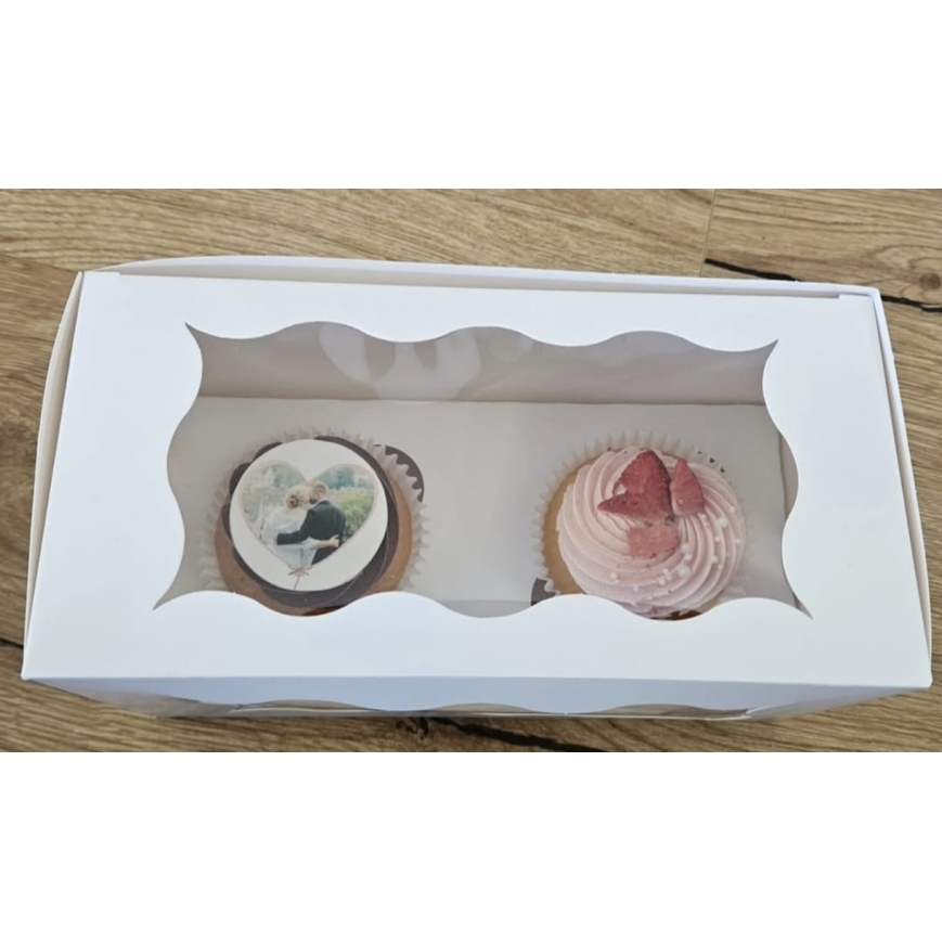 Valentinstags Cupcakes - 2er Box