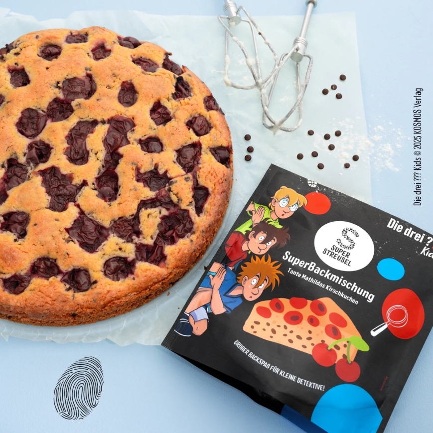 SuperBackmischung Tante Mathildas Kirschkuchen - Die drei ??? Kids