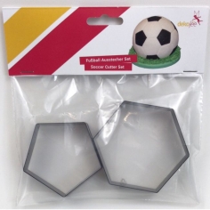 Fussball Ausstecher 2er Set (gross)