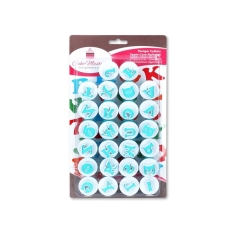 Ausstecher + Stempel Grossbuchstaben 26 Stk.