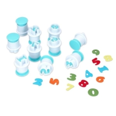 Ausstecher + Stempel Zahlen 10 Stk.