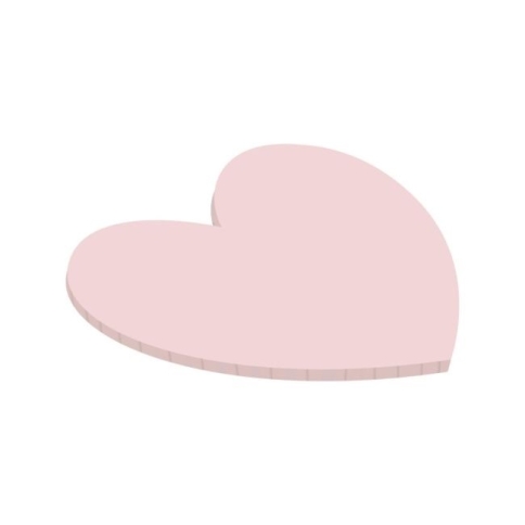 Masonite Tortenplatte Herz - rosa, 25cm