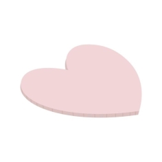 Masonite Tortenplatte Herz - rosa, 25cm