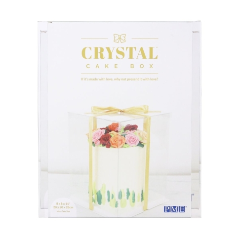 PME - Crystal Cake Box 25x25x28cm