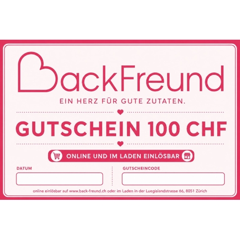 Gutschein CHF 100.00