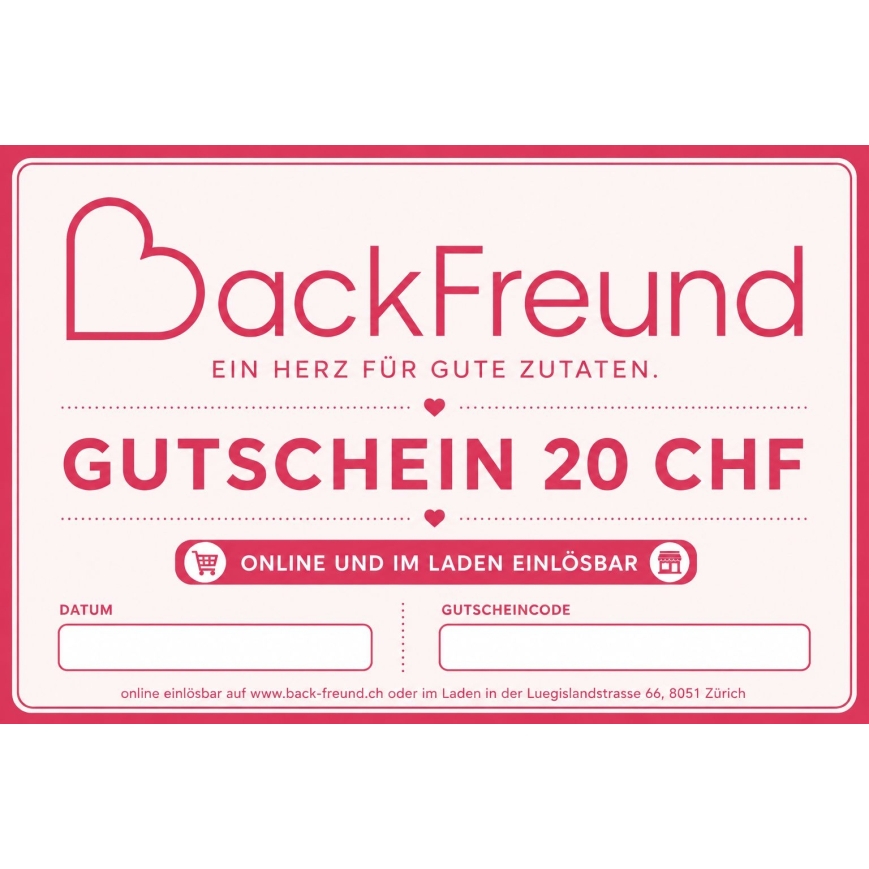 Gutschein CHF 20.00