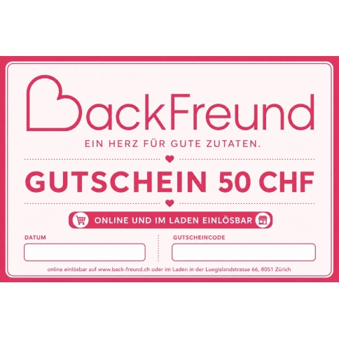 Gutschein CHF 50.00