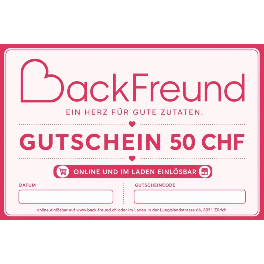 Gutschein CHF 50.00