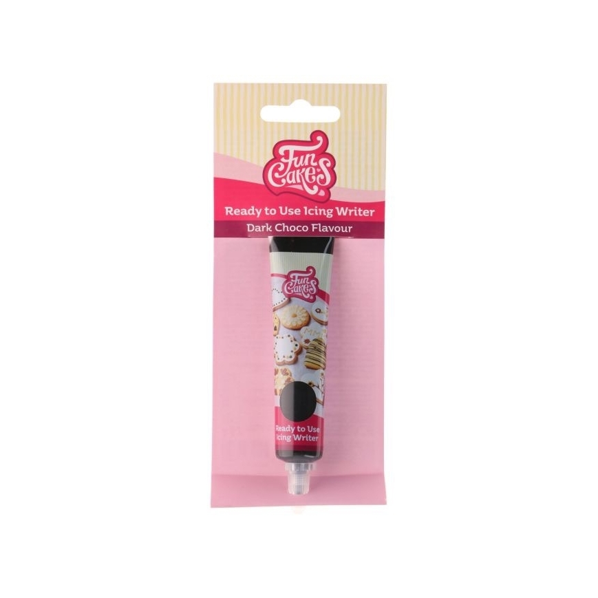 READY TO USE ICING WRITER DUNKLE  SCHOKOLADE 25G
