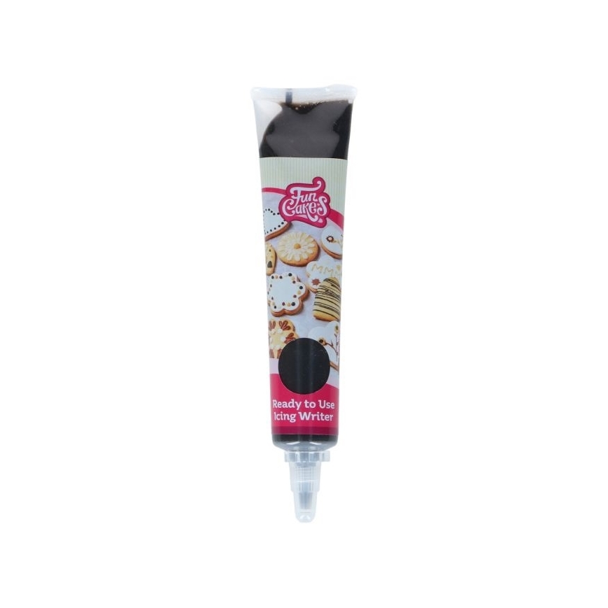 READY TO USE ICING WRITER DUNKLE  SCHOKOLADE 25G