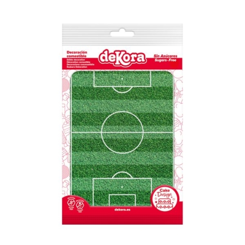 Tortenaufleger - Fussballfeld 14.8x21cm