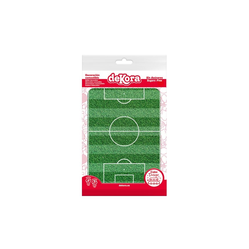Tortenaufleger - Fussballfeld 14.8x21cm